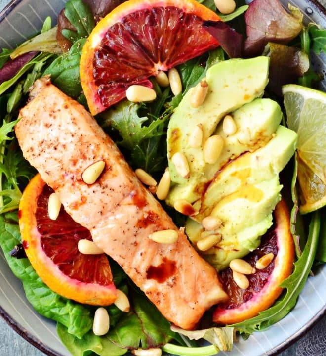 Salmon and Avocado Salad